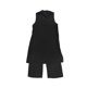 thumbnail image 2 of bar III Blusa tipo túnica bordada alta-baja para mujer, negro, XX-Small, 2 of 2