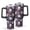 Pioneer Flower Floral-1, variant on 40oz Pioneer Flower Floral Print Pattern Insulated Tumbler with Handle, BPA-Free Leak Proof Lid and Straws, Double Wall Vacuum, Hot 12h/Cold 34h