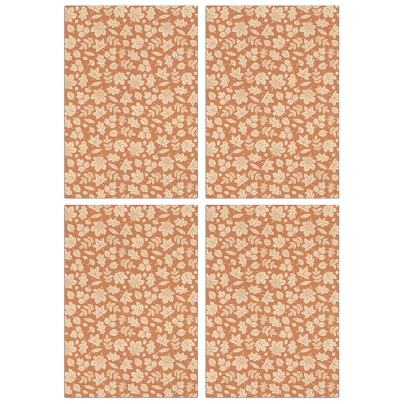 Fall-Themed Decorative Kitchen Towels Set of 4, Maple Pumpkin Design, Absorbent Soft Tea Towels for Home