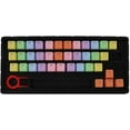thumbnail image 1 of LAICAIW Double Shot PBT 37 Translucent Backlit Key Cap Set Keycaps for Mechanical Keyboards Cherry mx switches with Keycap Puller Rainbow Gradient, 1 of 7