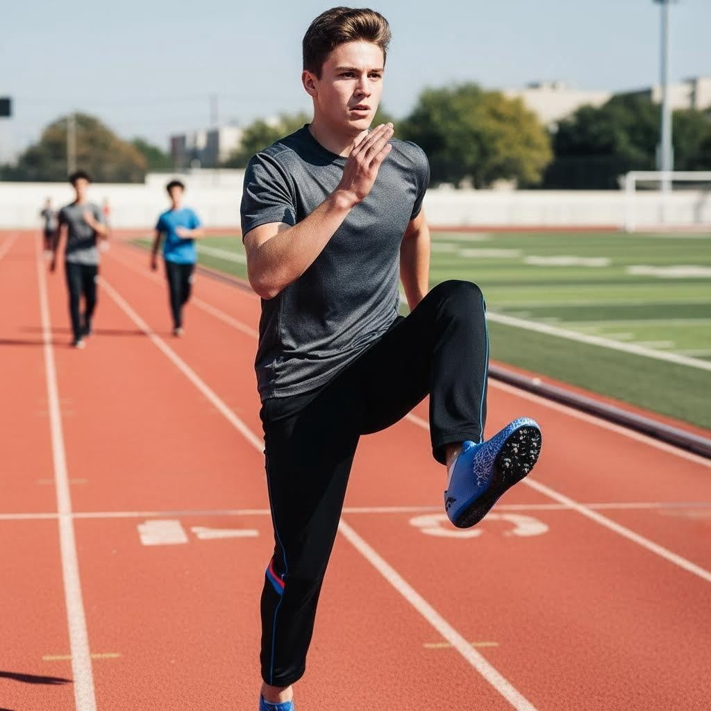 Track Spike Sprint Running Shoes, Lightweight Track and Field Shoes for Men and Women