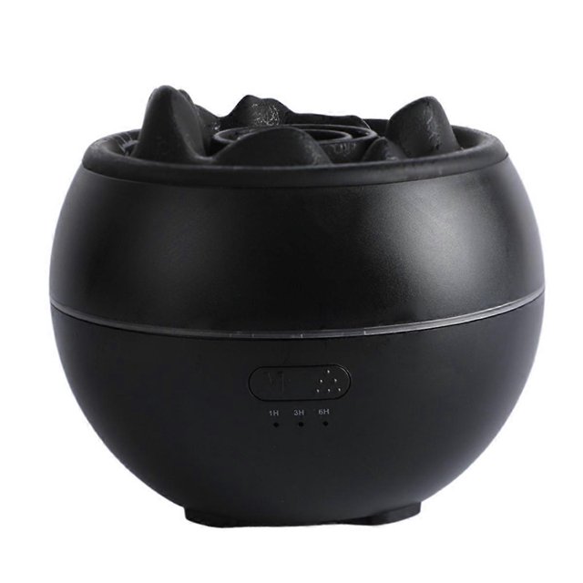 Simulated Volcano Lava LED Light Humidifier USB Noiseless Essential Oil Diffuser Night Light Misting Air Humidifier,A
