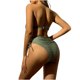 thumbnail image 4 of Underwire Trajes de Baño para las Mujeres Color Sólido Dos Piezas de Cintura Alta, Delgado Y Sexy Trajes de Baño de Bikini para Mujeres, 4 of 6