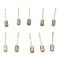thumbnail image 1 of HUGFEGWE 10 Pcs 8mm Ensemble de Meules à Meules Enduites de Diamant pour la Plupart des Outils Rotatifs (Rough(46)) CJB91-14220, 1 of 5