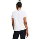 thumbnail image 2 of Camiseta Under Armour Tech para mujer, manga corta, cuello en V, blanco/negro, 2 of 2
