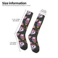 thumbnail image 2 of Honeii Cat Icecream Print Long Socks,Novelty Design Socks Gift for Men and Women,Crew Socks,Calf Socks, 2 of 6