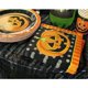 thumbnail image 4 of Suministros de fiesta de Halloween de calabaza, incluye platos, servilletas, vasos y cubiertos, decoración de pancartas de calabaza de Halloween, vaso de papel, plato de papel, cuchillo, tenedor, cuch, 4 of 5