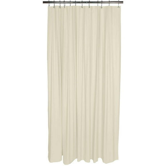 Bath Bliss 70" x 72" PVC Heavy Grommet Bathroom Shower Liner in Beige