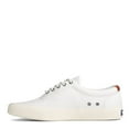 thumbnail image 3 of Sperry Mens Striper Plush Wave Lace-up Sneakers Leather White  8M, 3 of 6