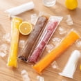 thumbnail image 3 of Bolsas desechables para paletas con embudo, 100 unidades, para congelar, para refrigerios saludables, palitos de yogur, jugos y batidos, kit de paletas caseras reutilizables y autosellantes., 3 of 7