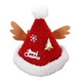 thumbnail image 4 of Sombrero de Navidad, tocado con horquillas, ligero, creativo, sombrero de Navidad, Clips, tocado para vacaciones, puesta en escena, recuerdos de fiest con decoración marrón, 4 of 8