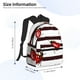 thumbnail image 2 of Easygdp Ladybugs on Black and White Striped1 Mochila Casual para Portátil, Mochila para Escuela, Viajes, Negocios, 2 of 6