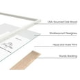 thumbnail image 2 of Haus and Hues 6x8 White Oak Wooden Picture Frame - Set of 3 6x8 Poster Frame - Premium Oak, Vertical Hang, Shatterproof Plexiglass - Ideal for Home, Room, Office (6x8-inch, White, Set of 3), 2 of 6