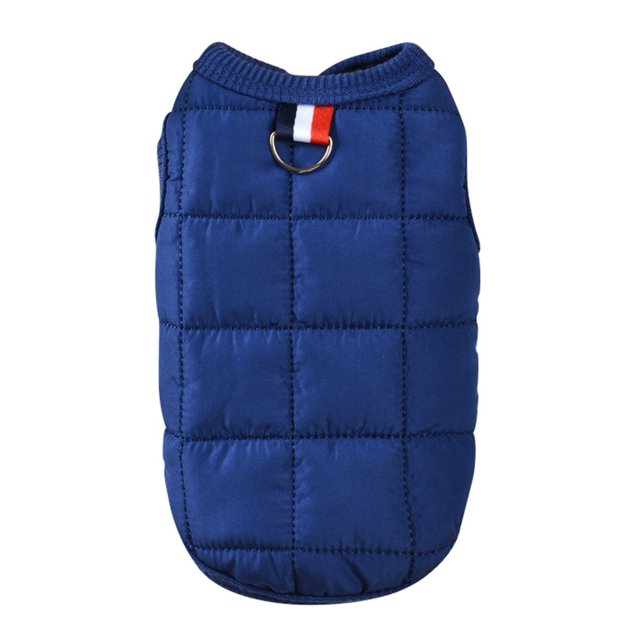 SNNROO Pet Cat And Dog Autumn And Winter Style Warm And Cold And Windproof Simple Cotton Coat