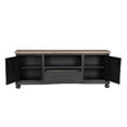 thumbnail image 3 of Ginie TV Stand Media Cabinet- Black and Brown Rubberwood- 75 Inch, 3 of 7
