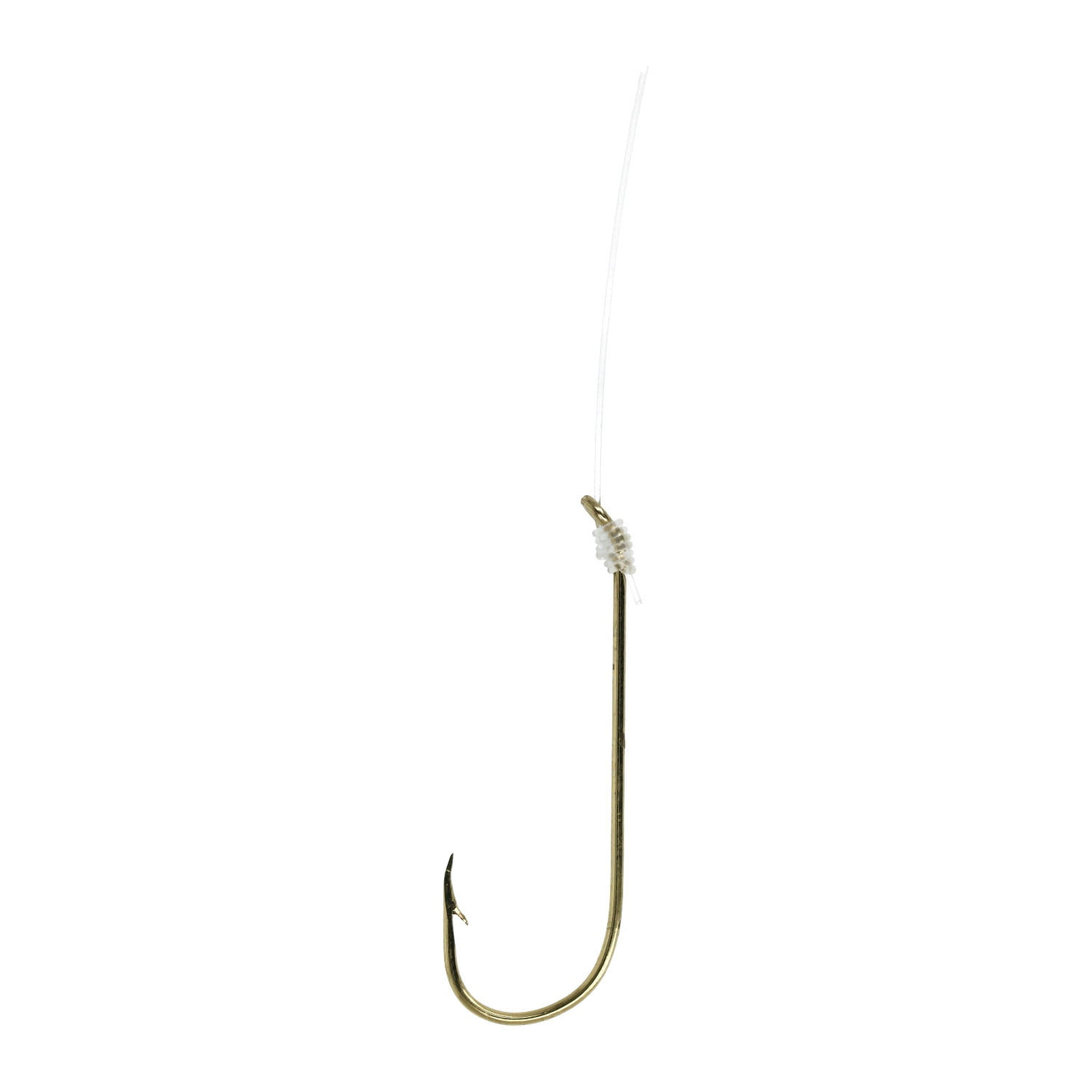 144 Snelled Gold Aberdeen Fishing Hooks Size 8 Fish Hook Long Shank Leader for sale online 