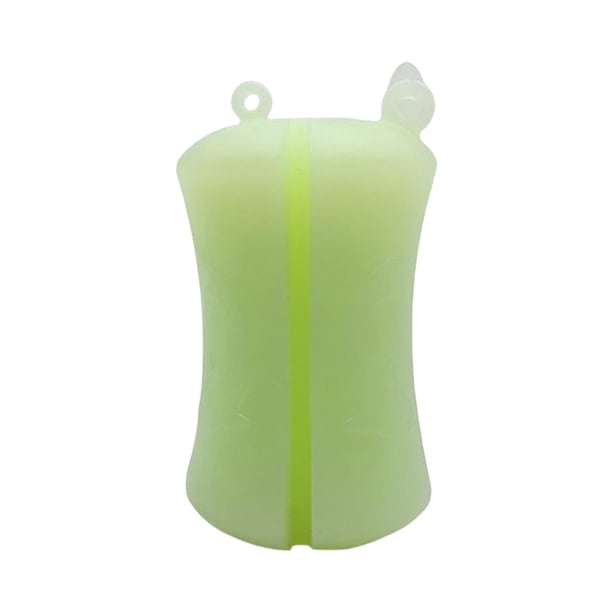 Caña de pescar universal con bola fija de goma, reutilizable, fácil de limpiar y resistente al desgaste. Verde claro