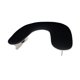 thumbnail image 5 of Almohada de mano ajustable de PU para uñas, reposabrazos ergonómico, herramienta de manicura, cojín plegable Negro sin soporte, 5 of 9
