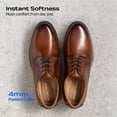 thumbnail image 5 of Bruno Marc Men's Classic Leather Dress Shoes Comfort Oxfords Business Formal Lace Up Shoes, 5 of 7