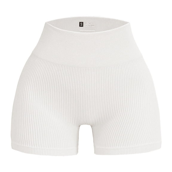 LAJPXKHY Yoga Shorts for Women Elastic High Waisted Seamless Summer Workout Gym Running Shorts Leggings