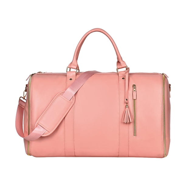 Bolsa de lona impermeable y resistente al desgaste para hombres y mujeres. Rosa