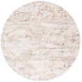 thumbnail image 2 of Safavieh Ravine Atanas Abstract Shag Area Rug, Beige/Ivory, 6'7" x 6'7" Round, 2 of 10