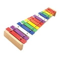 thumbnail image 1 of Toddler Xylophone,15 Notes Xylophone Colorful Kids Hand Knock Piano Colorful Children Educational Xylophone Streamlined Design, 1 of 9