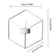 thumbnail image 2 of Candelabro geométrico 3D con candelero de pared de metal para decoración del hogar del banquete de boda, blanco Speravity JJ16164-02, 2 of 6