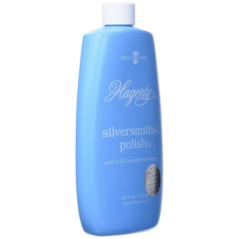 WJ Hagerty Hagerty 10120 Silversmiths' Silver Polish, 12 Ounces, 12 Fl Oz  (Pack of 1), Blue