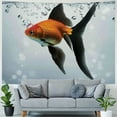 thumbnail image 4 of Orinice Goldfish Tapestry Wall Hanging Unique Style Graphic Tapestries Home Wall Decor Art Living Room Bedroom Apartment Farmhouse Dorm 60x50inch, 4 of 6