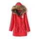 thumbnail image 4 of Abrigo grueso de talla grande con capucha, chaqueta de algodón de longitud media a larga, abrigo de ante de pelo de cordero, chaqueta de algodón para mujer, 4 of 6