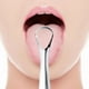 thumbnail image 2 of Raspador de lengua de acero inoxidable, limpiador de la capa lingual, cepillo para limpiar la capa lingual, desodorante para el cuidado bucal, 2 of 5