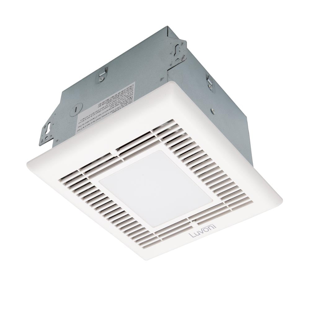 Luvoni 70 CFM Bathroom Exhaust Fan, 2 Sones Quiet Operation, Built-in LED Light, Ceiling Mounted
