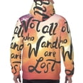 thumbnail image 6 of Bingfone Not All Who Wander Are Lost Men'S Drawstring Hoodie Long Sleeve Pocket Sweatshirts-X-Large, 6 of 9