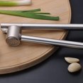 thumbnail image 4 of Stainless Steel Garlic Press, Heavy Duty Household A4L8 Garlic Chopper E8F2, 4 of 4