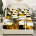 thumbnail image 3 of Erosebridal Abstract Ombre Full Sheet Sets, Futuristic Striped Bedding Full Size, Geometry Decor, 3 of 7