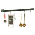 thumbnail image 2 of Enclume Design Prod. Enclume Handcrafted 48" Wall Rack Utensil Bar w/ 6 Hooks Grey, 2 of 4