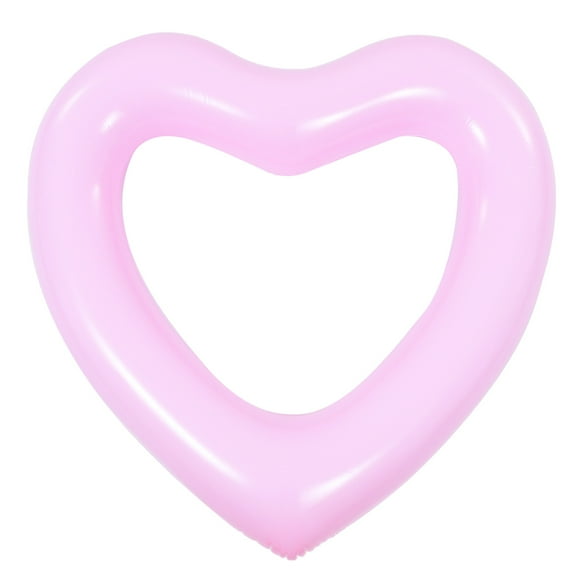 CIMAXIC Pool Toys Inflatable Swimming Ring Heart Shaped Pool Float Outdoor Beach Party Toy,47.24"X35.43"X5.51"