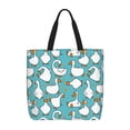 thumbnail image 1 of Easygdp Cartoon Funny Goose Bolsa Tote para Mujer, Bolso de Hombro para Trabajo, Playa, Viajes, Compras y Supermercado, 1 of 7