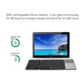 thumbnail image 3 of Foldable BT Keyboard, 64 Key Round Key Laptop Keyboard With Touchpad, Tablet PC Phone Multiple Device Connection, For IOS, For , For Win, 3 of 8