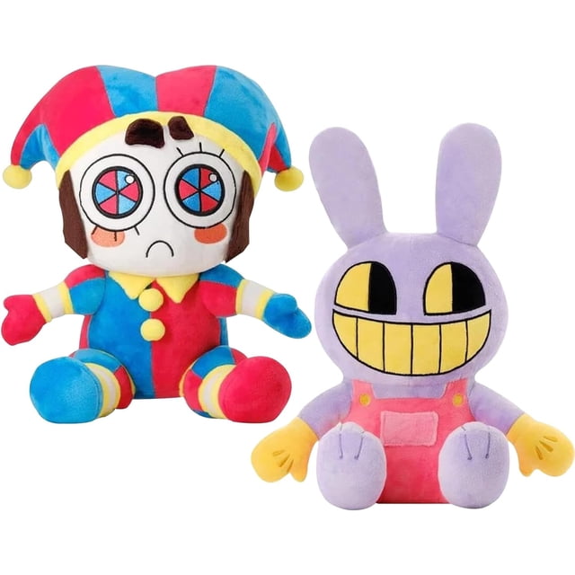 Juguetes de peluche XUDOWEUK The Amazing Digital Circus 30 cm, 2 unidades