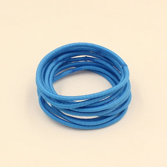 LOLIPPYY 200Pcs Stretch Hair Rings Elastic Hair Bands with Assorted Colors for Everyday Use