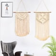 thumbnail image 2 of Colgante de pared tejido de macramé - Decoración geométrico bohemio bohemio bohemio para - Hermosa decoración de dormitorio de Sunnimix tapiz tejido macramé, 2 of 7
