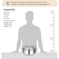 thumbnail image 2 of Milton Galaxia 3500 Insulated Stainless Steel Casserole, 3300 ml | 111 oz| 3.5 qt. Thermal Serving Bowl, Keeps Food Hot & Cold for Long Hours, Elegant Hot Pot Food Warmer Cooler, Silver, 2 of 5