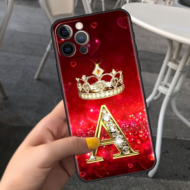 Funda de teléfono con letras de diseño de diamantes mate, funda suave para Apple iPhone 13, 12 Mini, 11 Pro, 7, XR, X, XS Max, 6, 6S, 8 Plus, 5, 5S, SE, gran oferta Fivean unisex