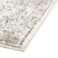 thumbnail image 6 of Unique Loom Nyla Collection Area Rug - Smile (5' 3" x 8' Rectangle Ivory/Gray), 6 of 7