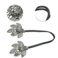 thumbnail image 3 of Unique Bargains 1 Pc Fashion Leaf Hair Clips for Home Black, 3 of 5