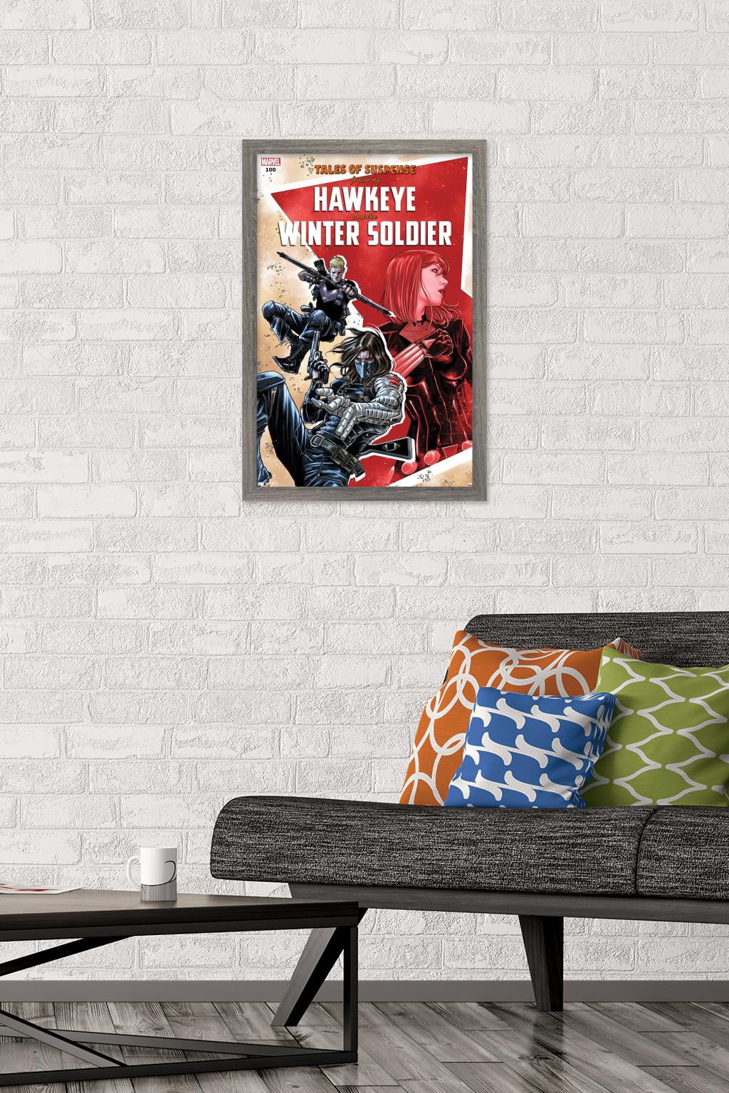 Marvel Comics - Winter Soldier - Tales of Suspense #100 Wall Poster, 14.725" x 22.375", Framed