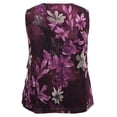 thumbnail image 2 of Women's Printed Mesh V-Neck Ruffle Tank, 2 of 4