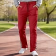thumbnail image 2 of Men's Baggy Sweatpants Straight Leg Open Bottom Joggers Casual Lightweight Athletic Pants with Pockets, M, 2 of 6